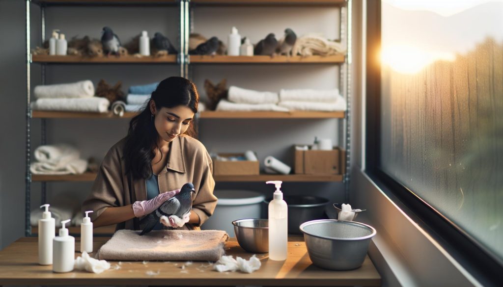 How to Clean a Rescued Pigeon Safely & Properly