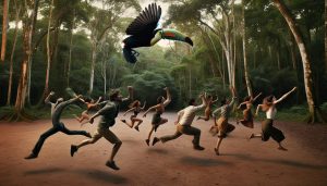 How Does a Toucan Move: Flight & Hopping Behavior