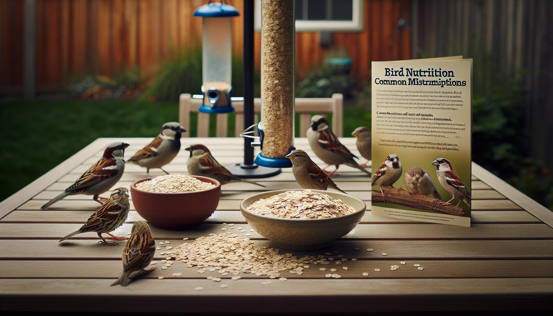 Can Birds Eat Oatmeal? Feeding Safety Facts 4 Common Misconceptions About Feeding Birds Oatmeal