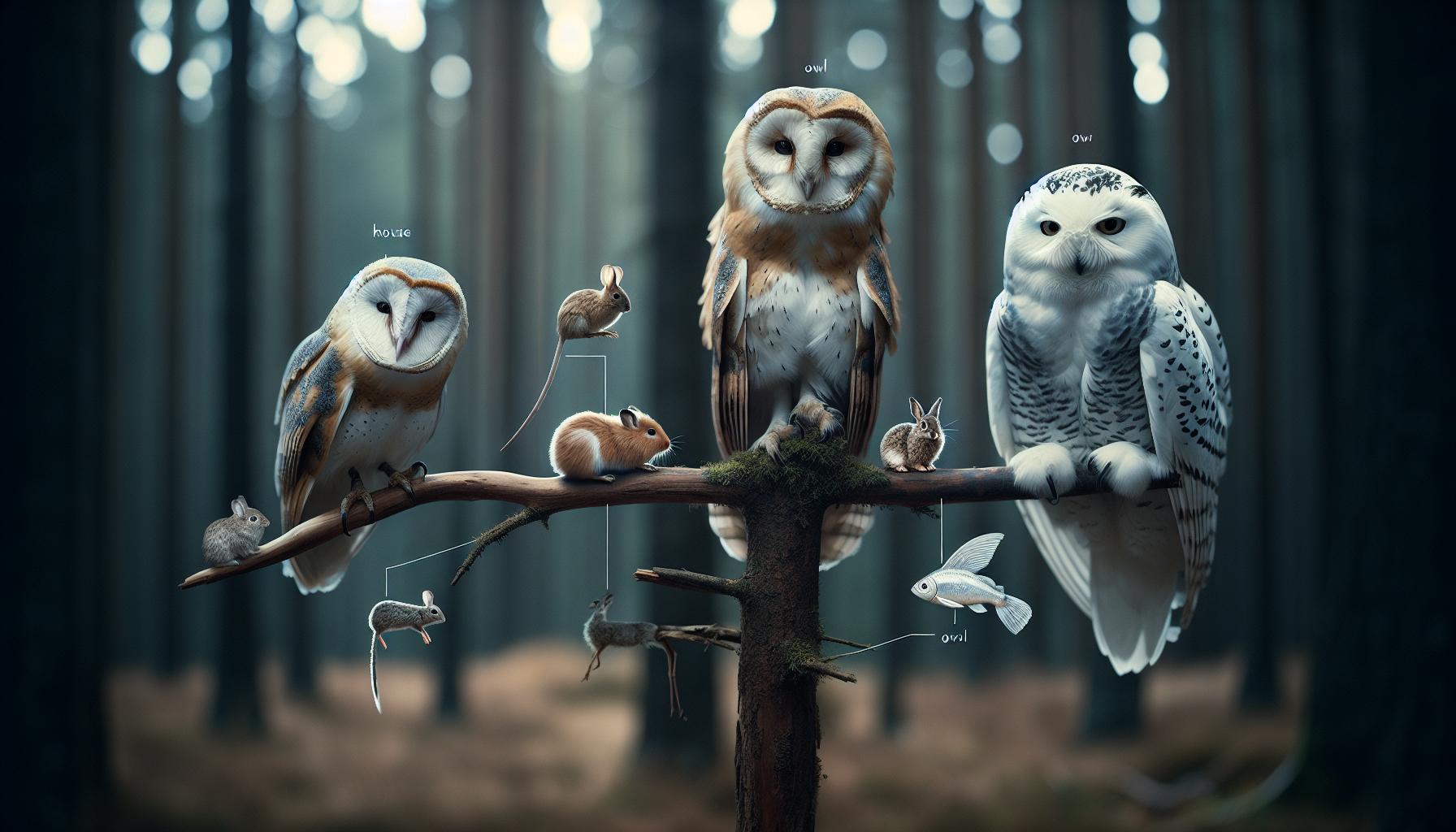 Common Owl Species and Their Prey Preferences