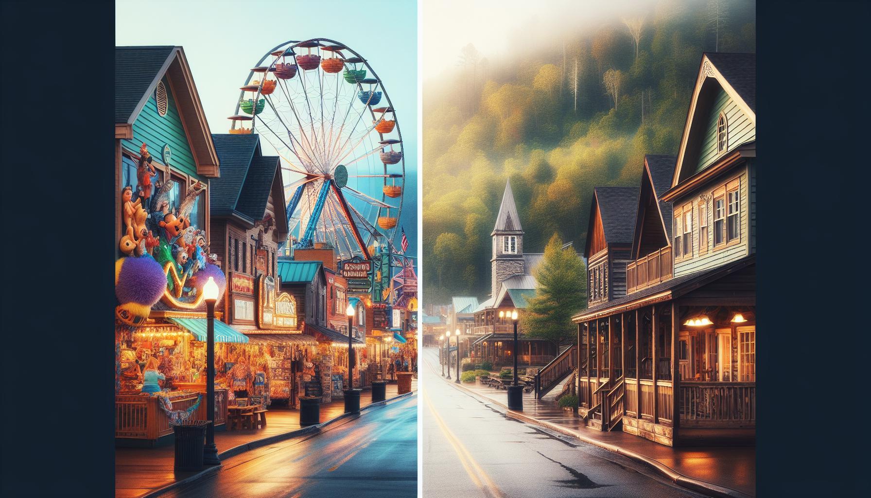 Comparing the Atmosphere: Pigeon Forge vs. Gatlinburg