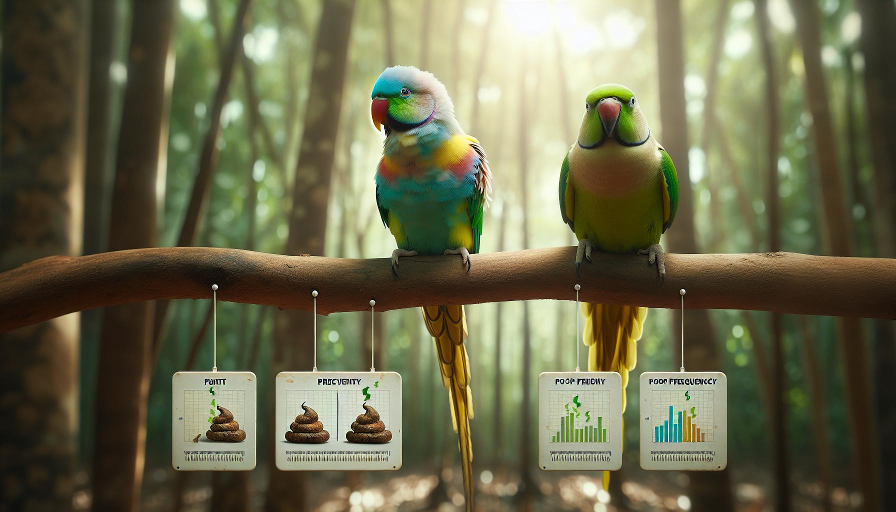 How Often Do Parakeets Poop? Droppings Frequency 4 Comparing Poop Frequency in Different Parakeet Species