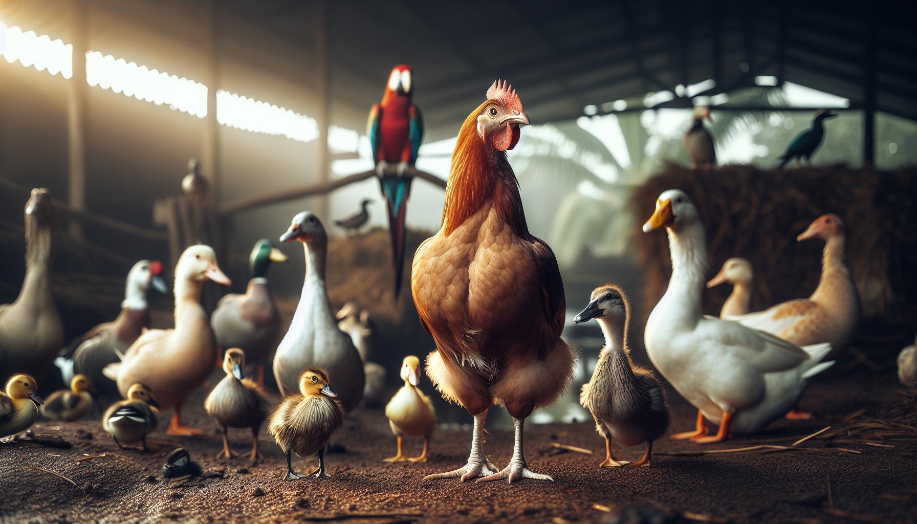 Comparison: Chickens vs. Other Bird Species