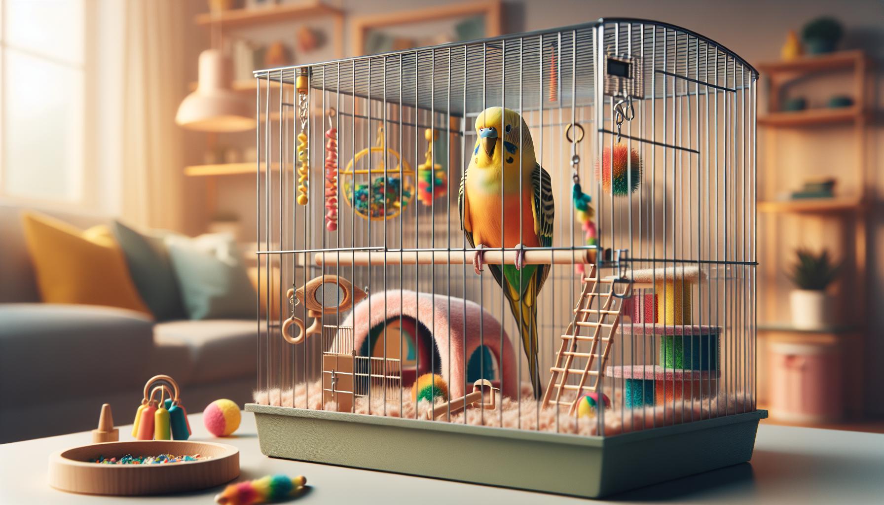 Creating a Stimulating Environment for a Solo Parakeet