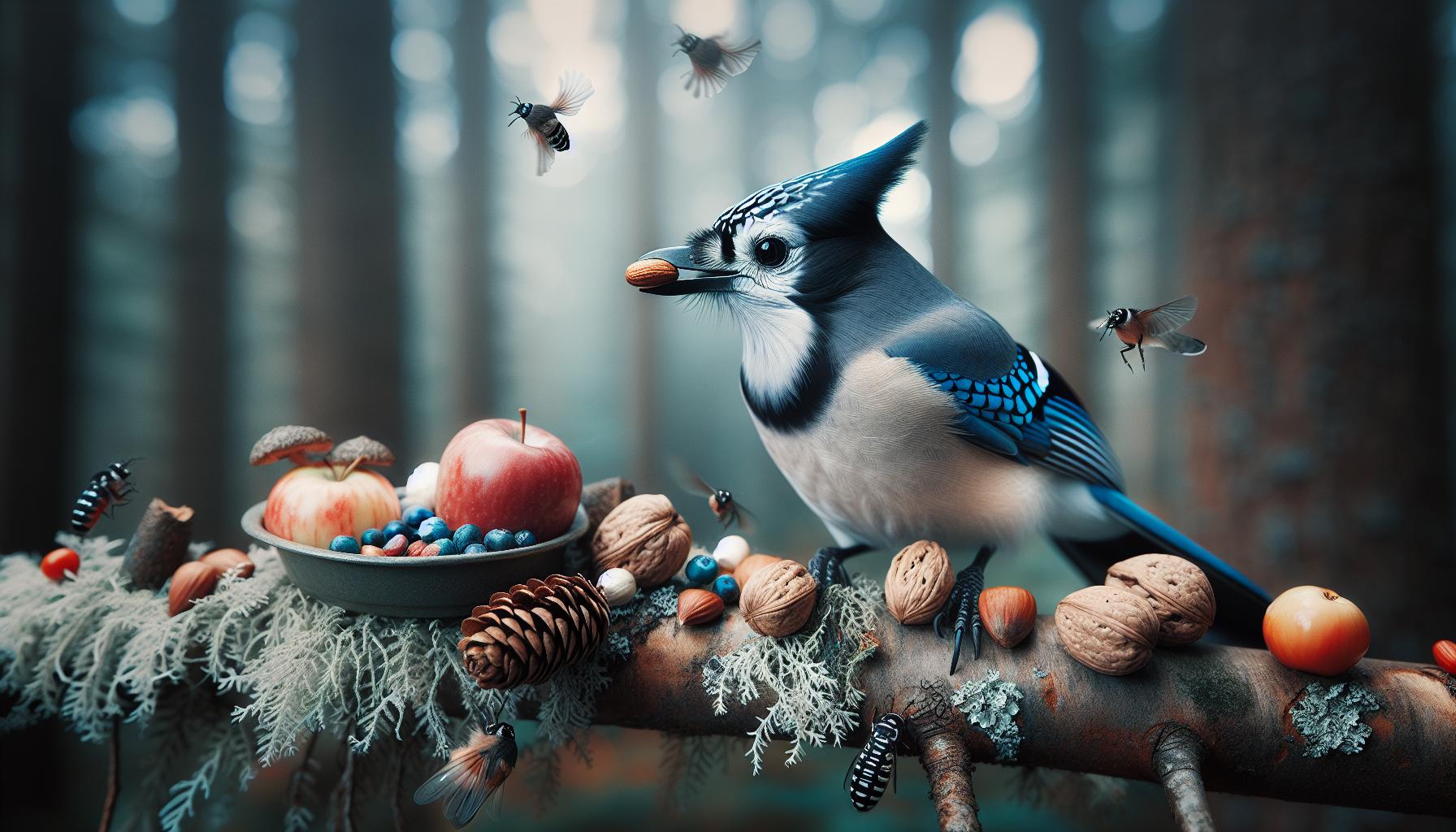 Diet and Feeding Habits of Tufted Jays