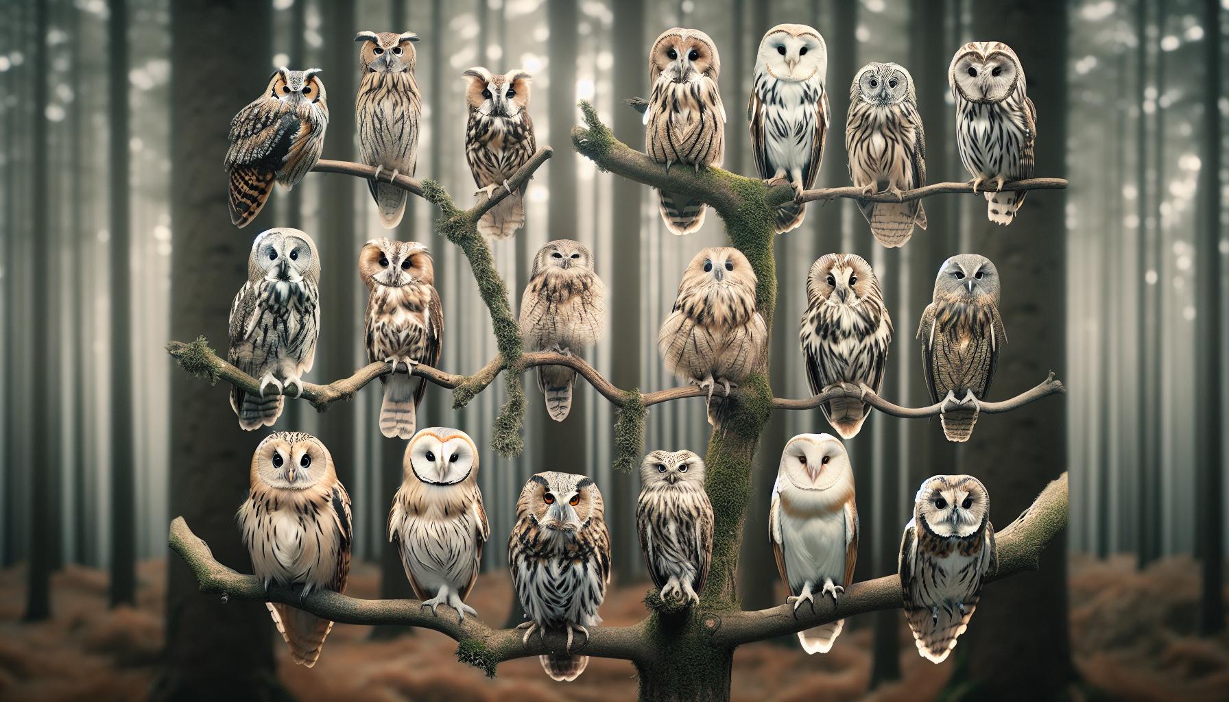 Different Types of Owls and Their Groups