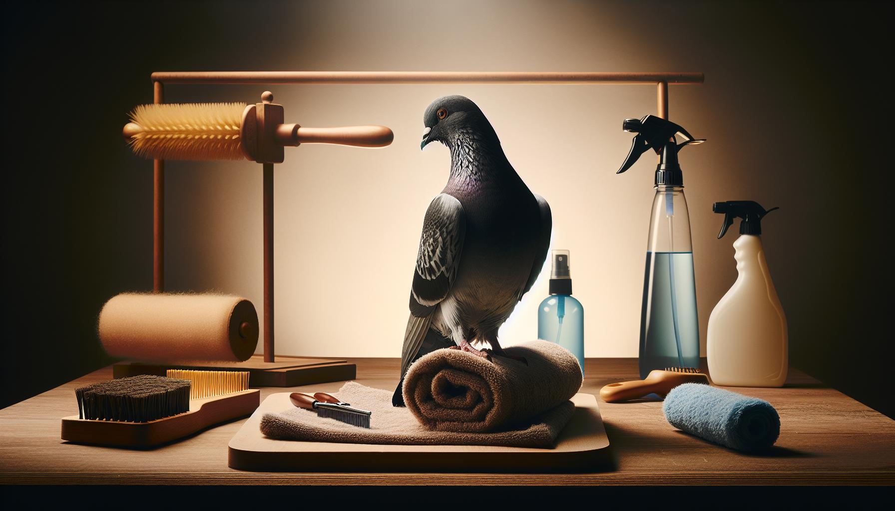 Drying and Grooming: Best Practices for Pigeons