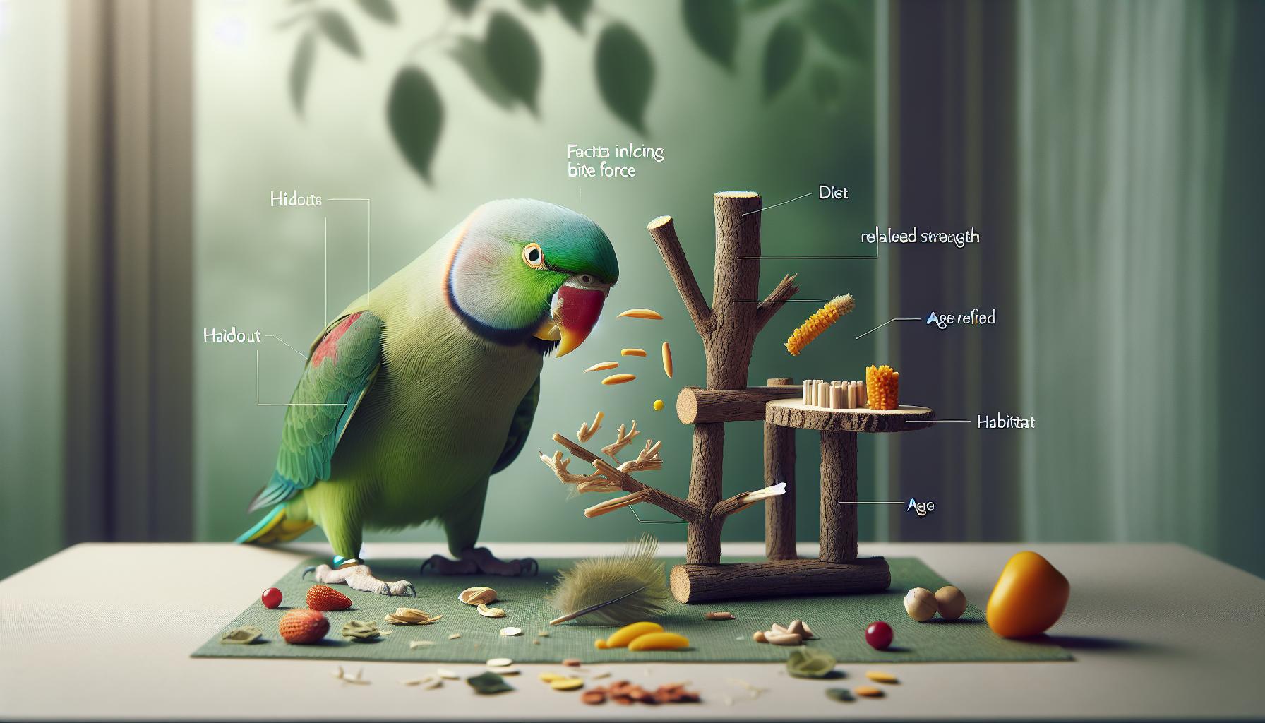Factors Influencing Bite Force in Parakeets