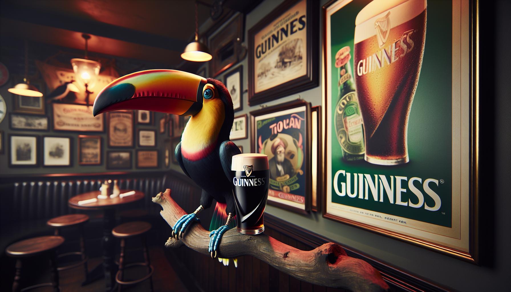 Does the Guinness Toucan Have a Name: Character Info 2 The History of the Guinness Toucan