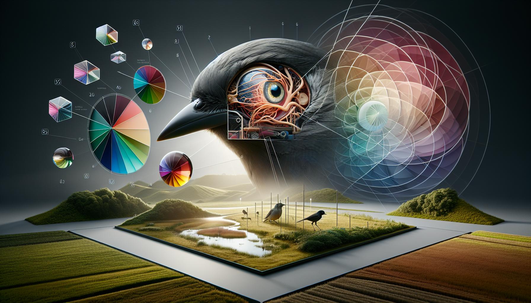 How Bird Anatomy Influences Color Vision