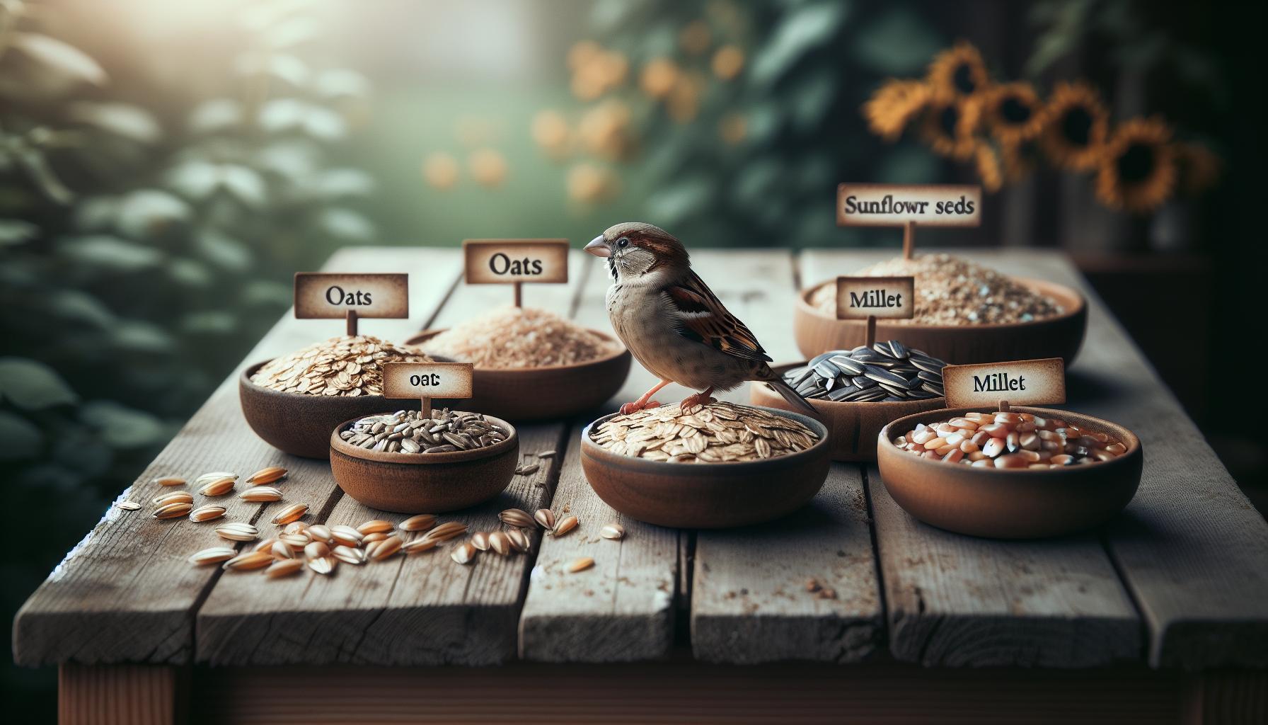 How Oats Compare to Other Grains for Bird Diets