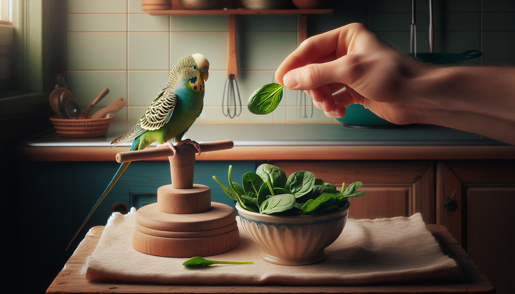 How to Safely Introduce Spinach to Your Parakeet's Diet
