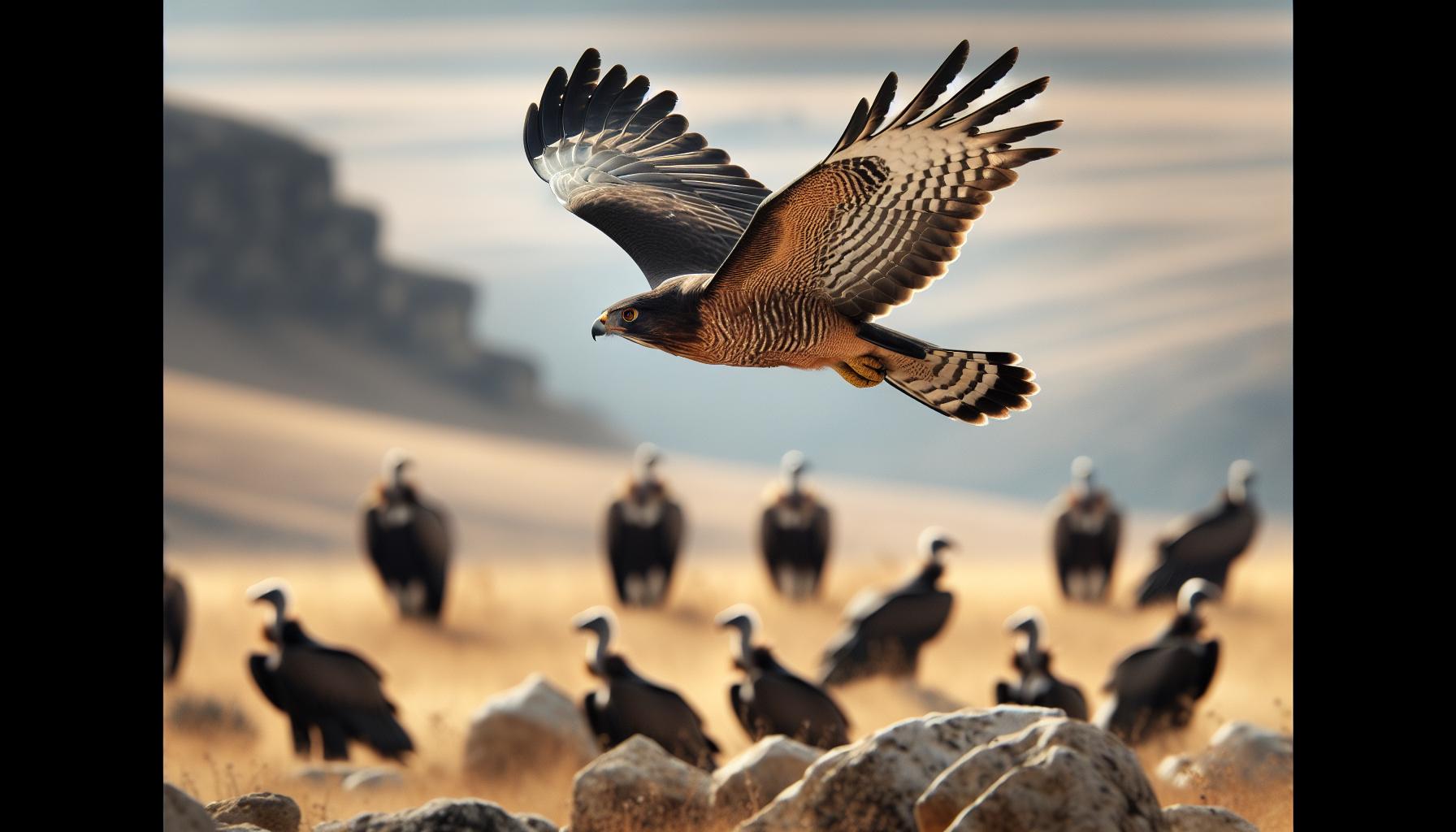 The Hunting Strategy of Zone-Tailed Hawks