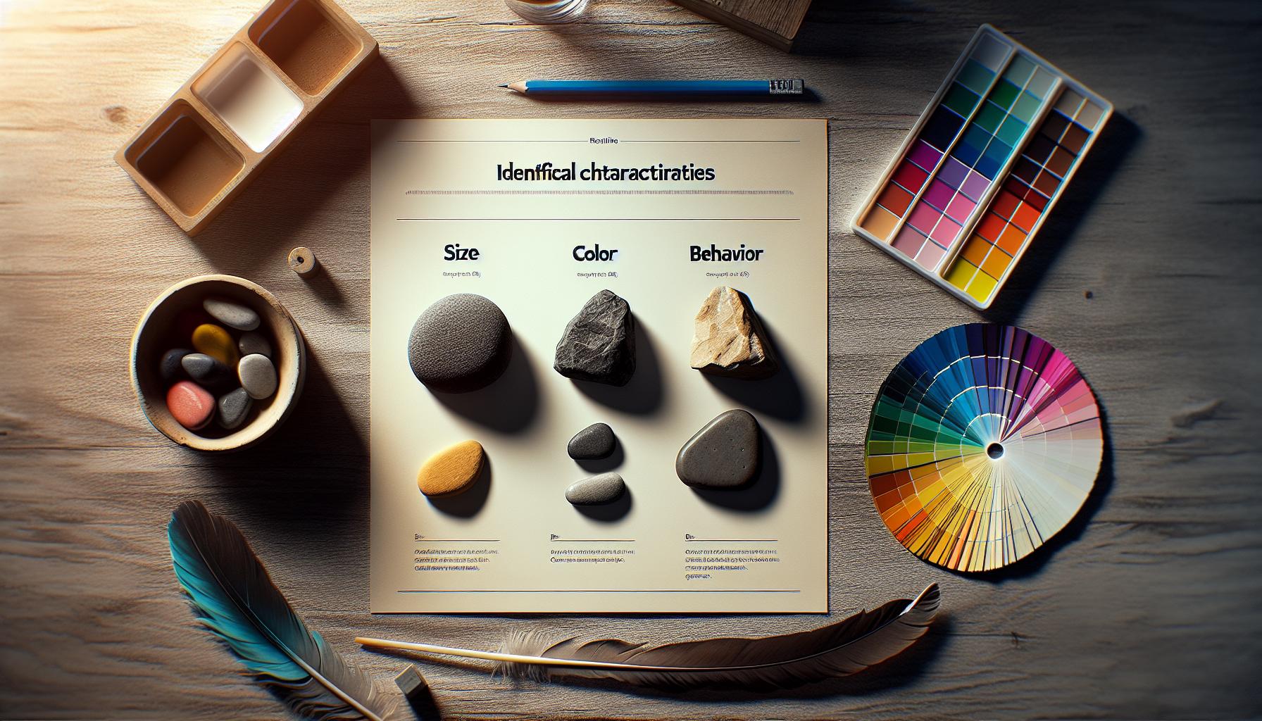 Identifying Key Characteristics: Size, Color, and Behavior