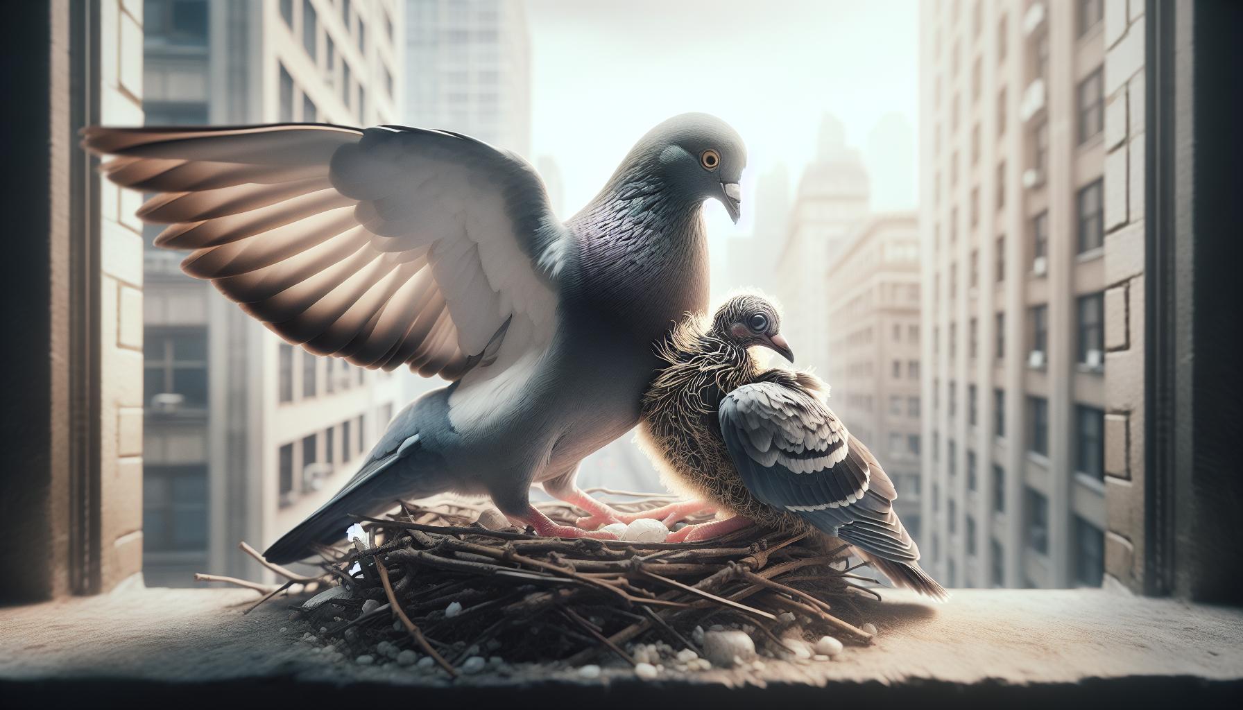 Pigeon Parenting: How Adult Pigeons Care for Young