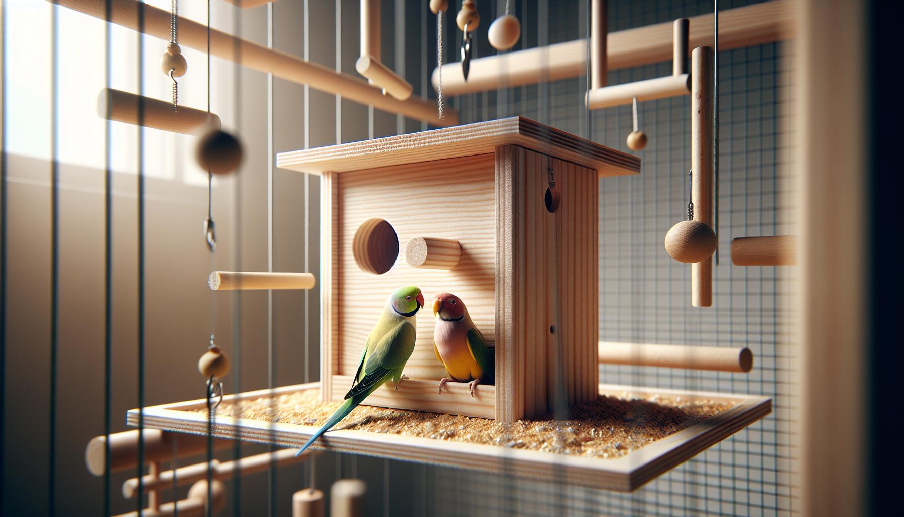 How to Make a Parakeet Nest for Breeding 1 How to Make a Parakeet Nest for Breeding