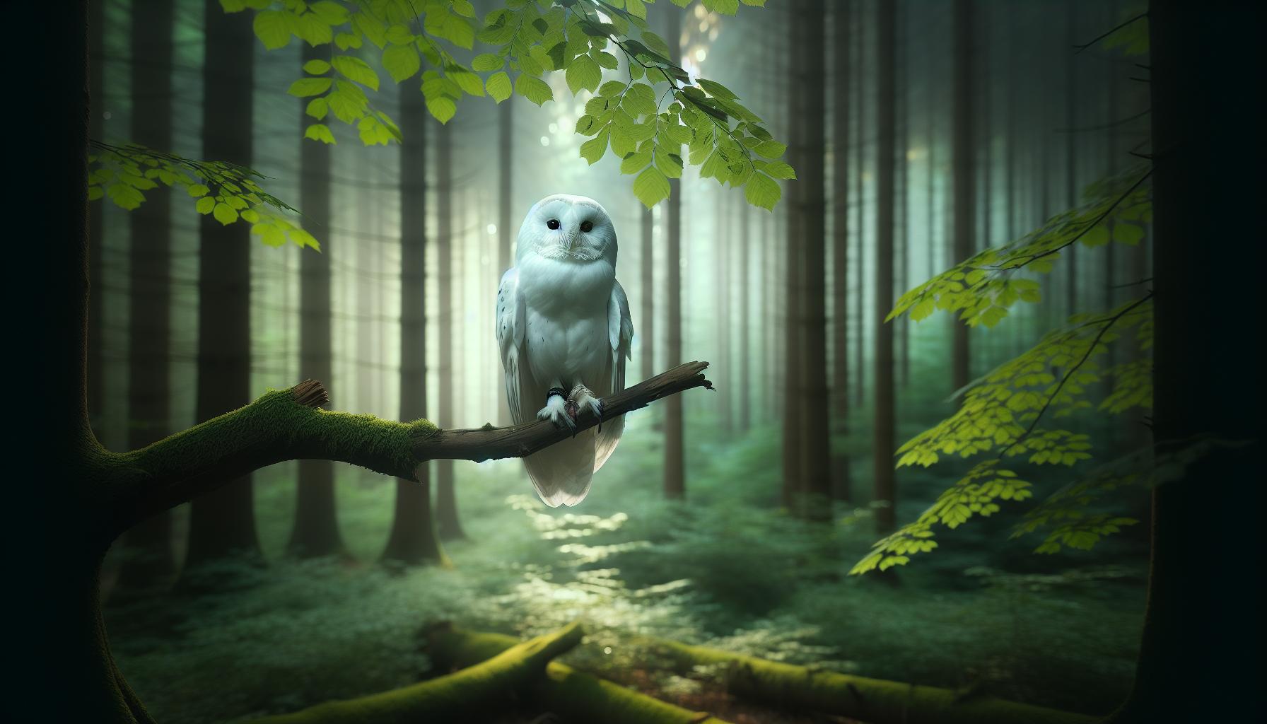 What Does It Mean When U See a White Owl: Rare Sighting