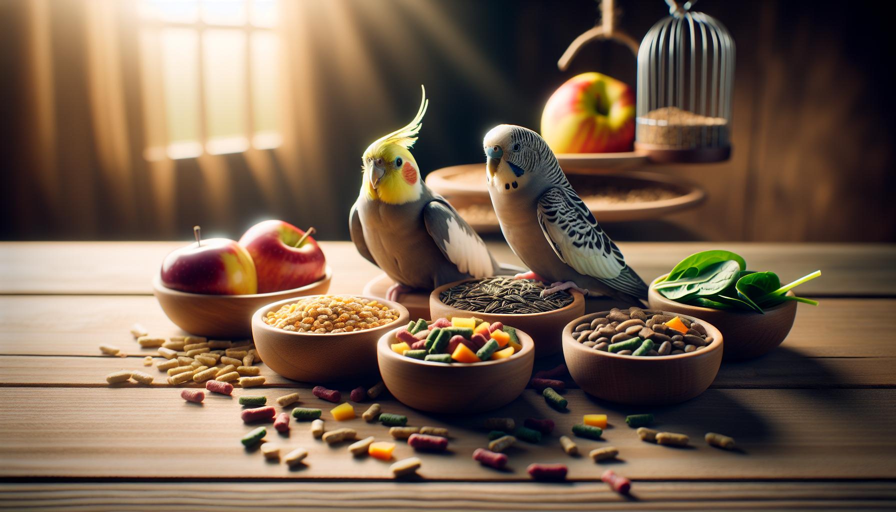 Safe Ingredients in Cockatiel Food for Parakeets