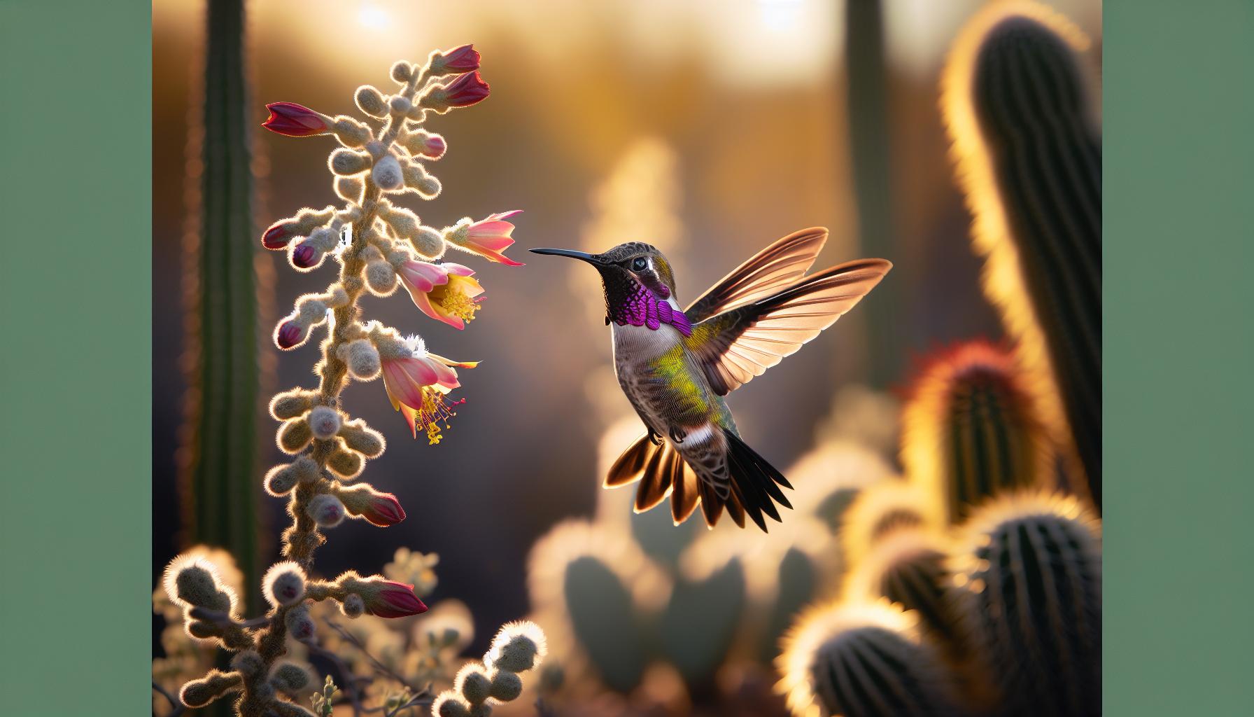 Costa's Hummingbird: Desert Adaptation & Courtship Display 1 Understanding Costa's Hummingbird Habitat Adaptations