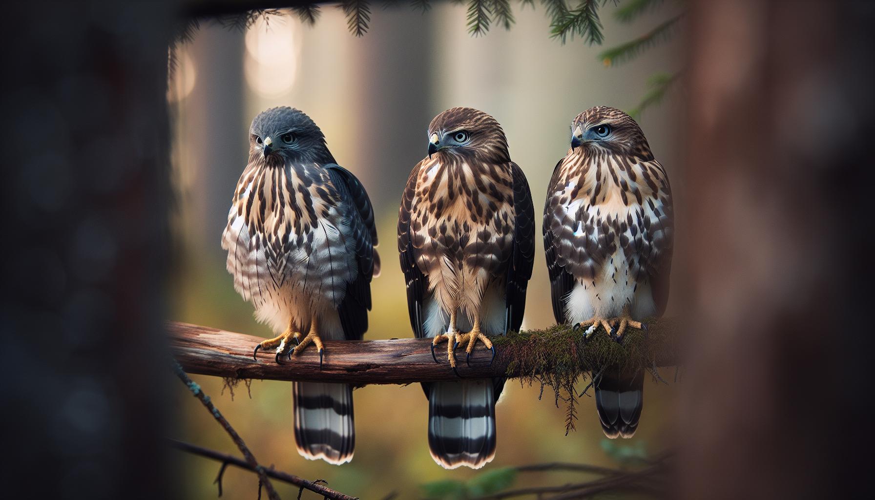 Unique Morphs of the Short-Tailed Hawk
