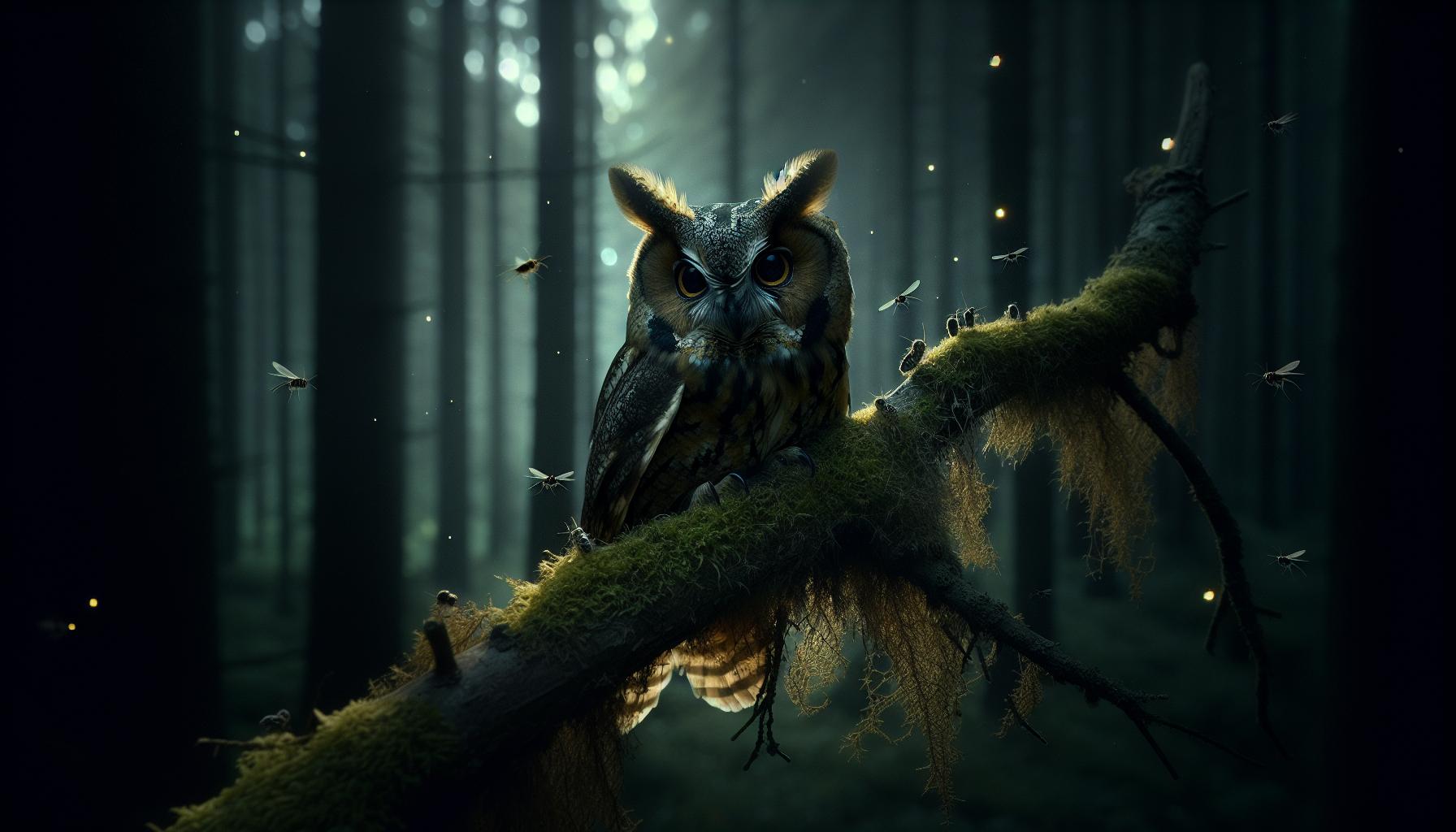 Stygian Owl: Rare Night Hunter Secrets & Habitat Guide 3 Unveiling the Stygian Owl's Nocturnal Behavior