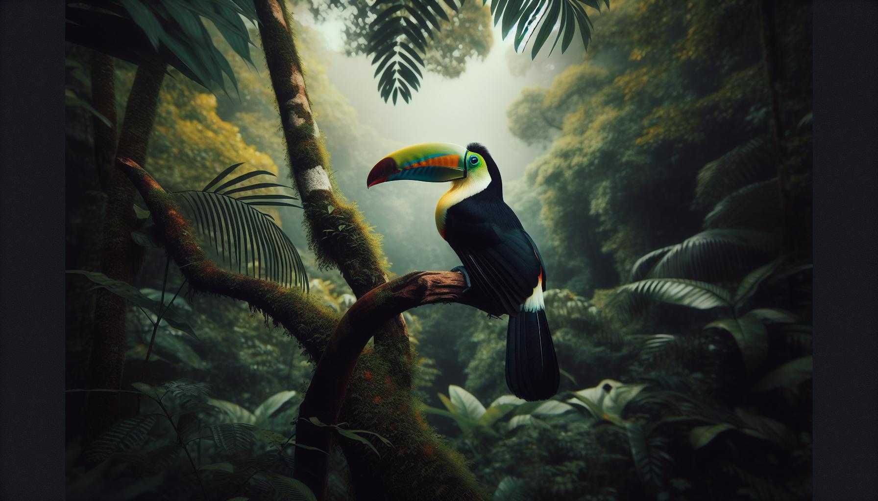 Vibrant Plumage Patterns of Toucans