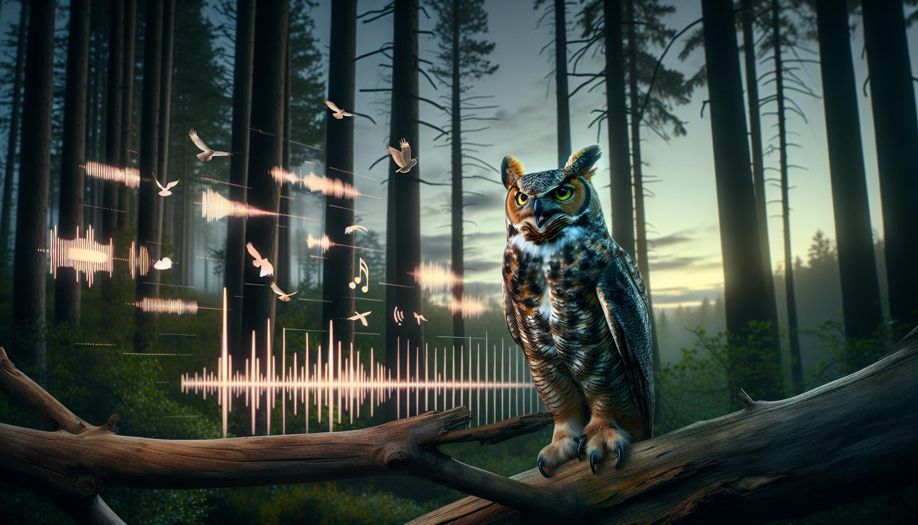 What Sounds Do Great Horned Owls Make?